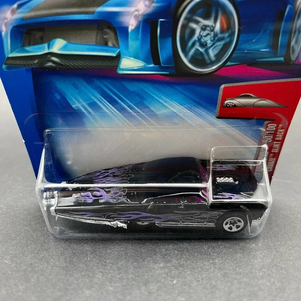 Hot Wheels 2004 First Editions Crooze Slikt Back‎ Black Diecast 1/64 #050